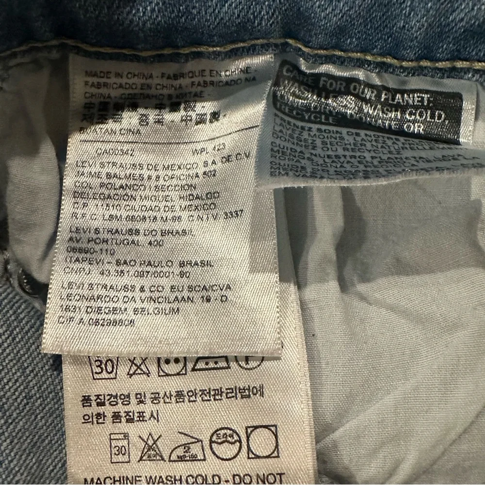 (Sold)Levi's 711 Skinny Jeans Women’s Size 27 Light Wash Mid Rise Stretch 27x 30 - Picture 12 of 12